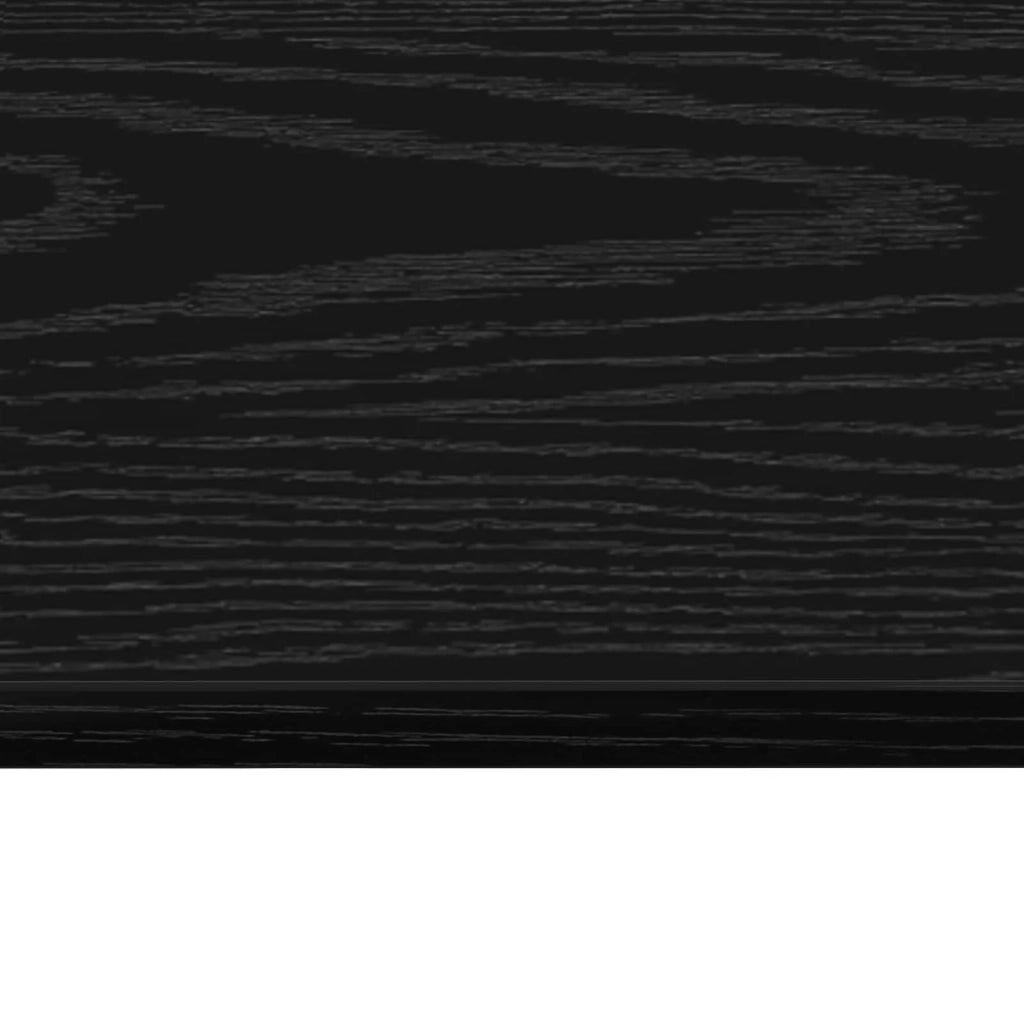 Scrivania a parete Rovere Nero 100 x 45 x 30 cm