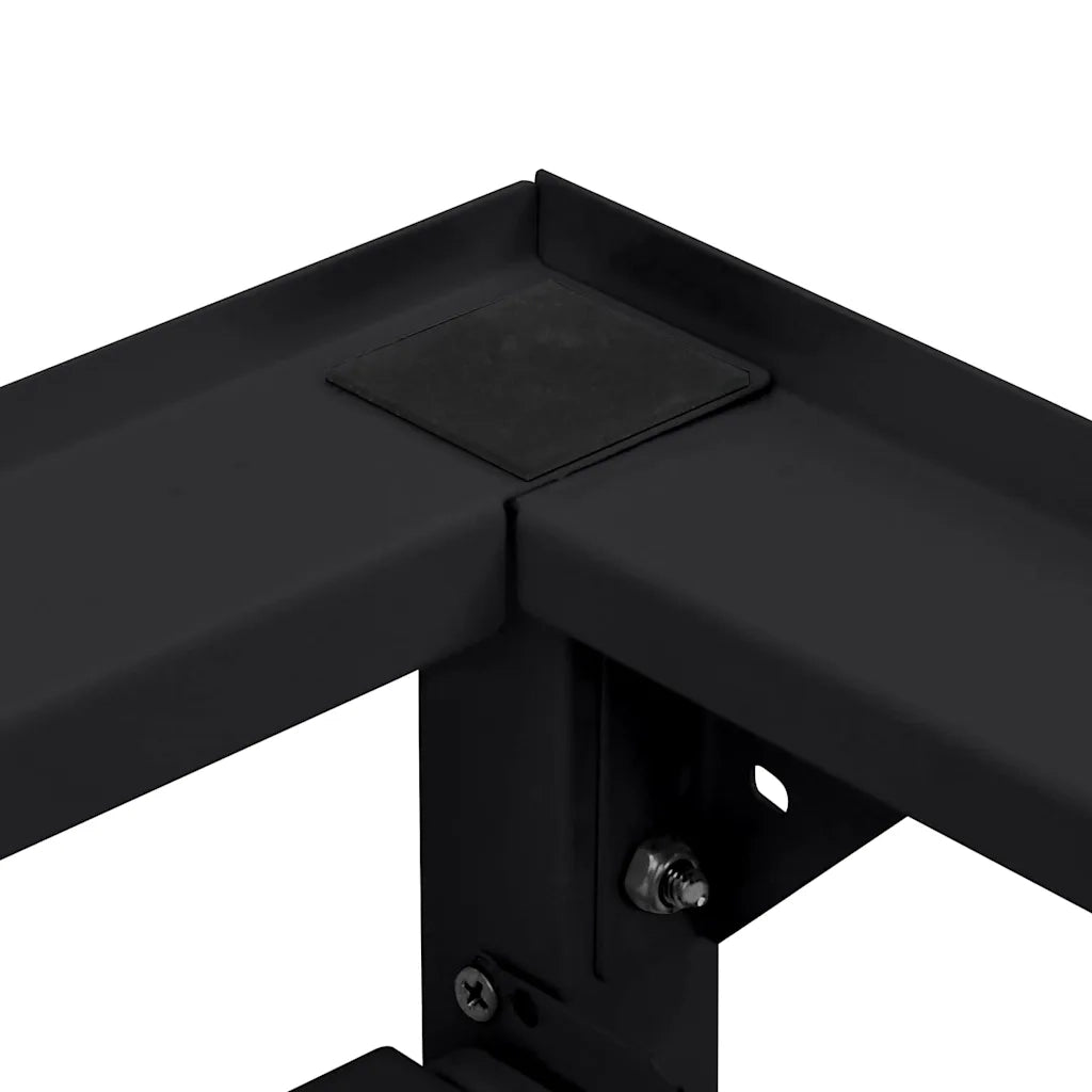 Pedestallo per Lavatrice Nero 60 x 56 x 52 cm Acciaio