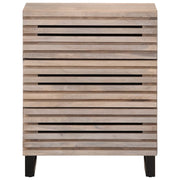 Credenza | Madia | Buffet da pranzo | Armadio da pranzo Bianca 60x34x75 cm in Legno Massello di Mango