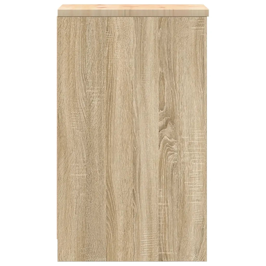 Armadietto da Garage Rovere Sonoma 30x51x85 cm