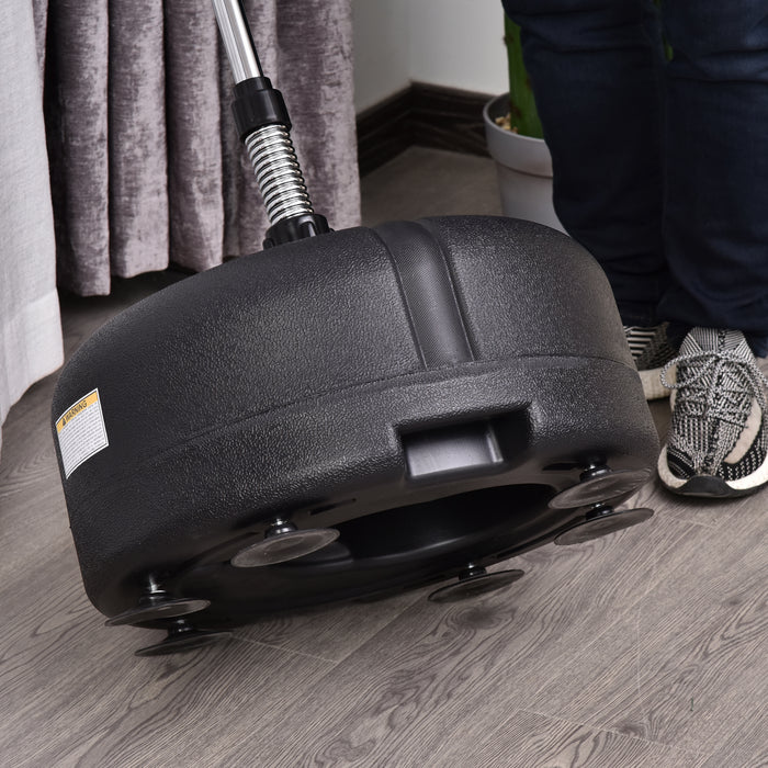 Punching Ball Regolabile Altezza 136-154 cm con Guanti per Allenamento Rosso