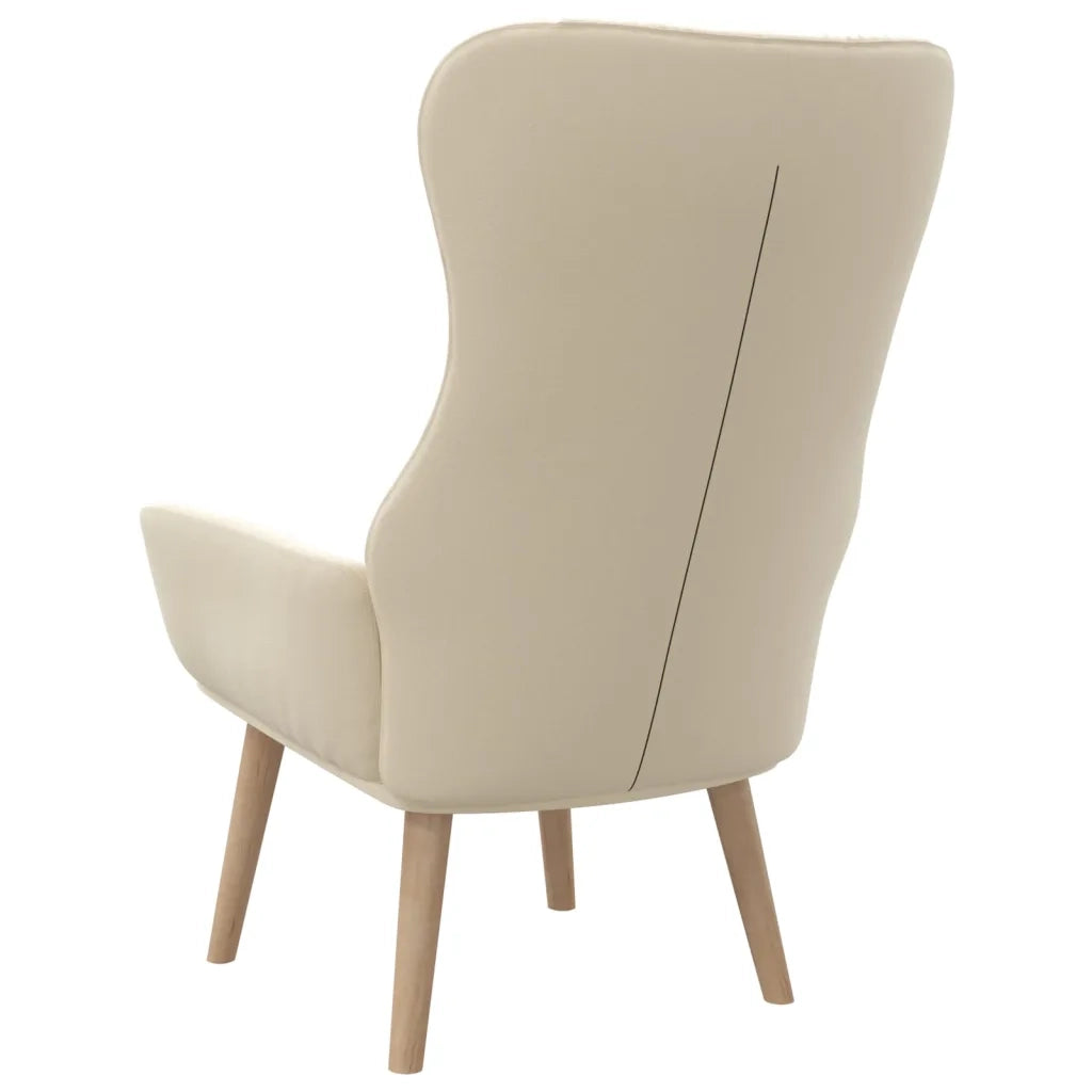 Sedia Relax Crema in Tessuto 341396