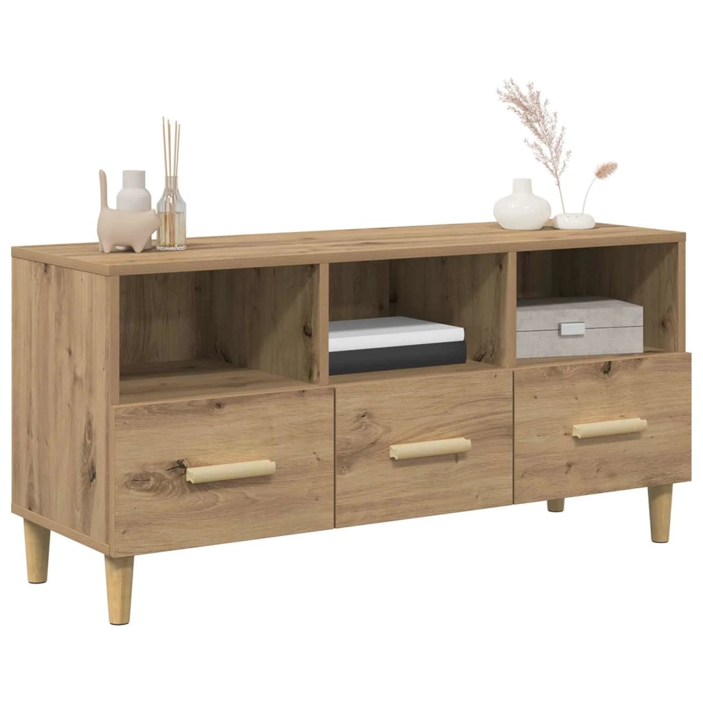 Mobile TV Rovere Artigianale 102 x 36 x 50 cm Legno multistrato
