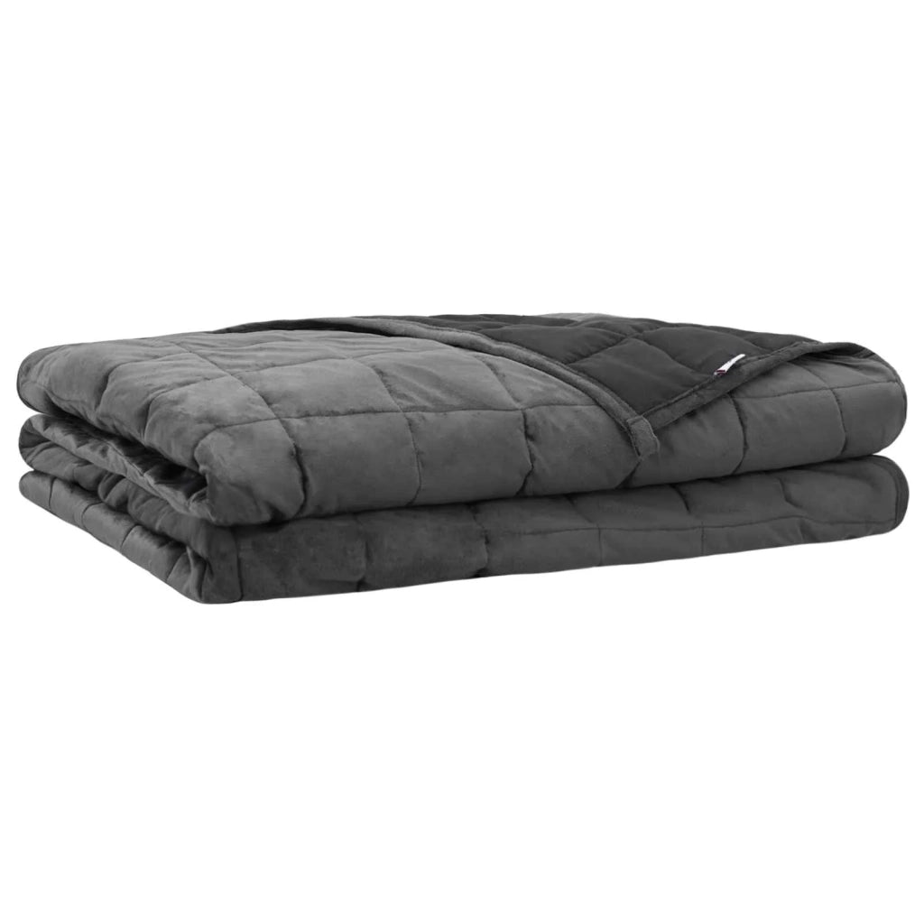 Coperta Ponderata Antracite 122 x 183 cm 9 kg 100% Cotone 205T 3442974