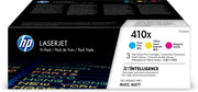 HP Confezione da 3 cartucce toner ciano/magenta/giallo originale ad alta capacità LaserJet 410X