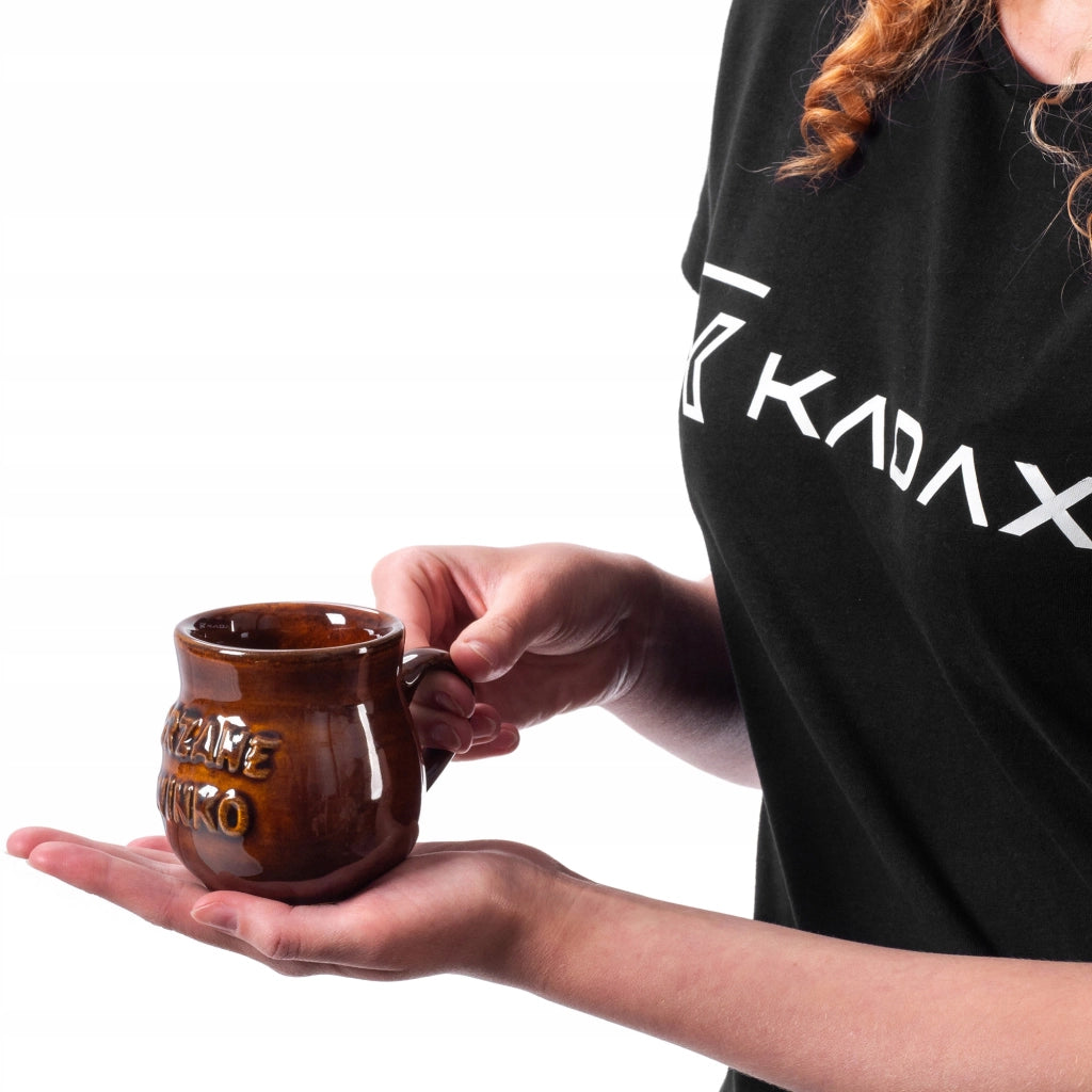 Tazza da vin brulé KADAX da 250 ml in gres con manico, ideale come regalo. Ceramica