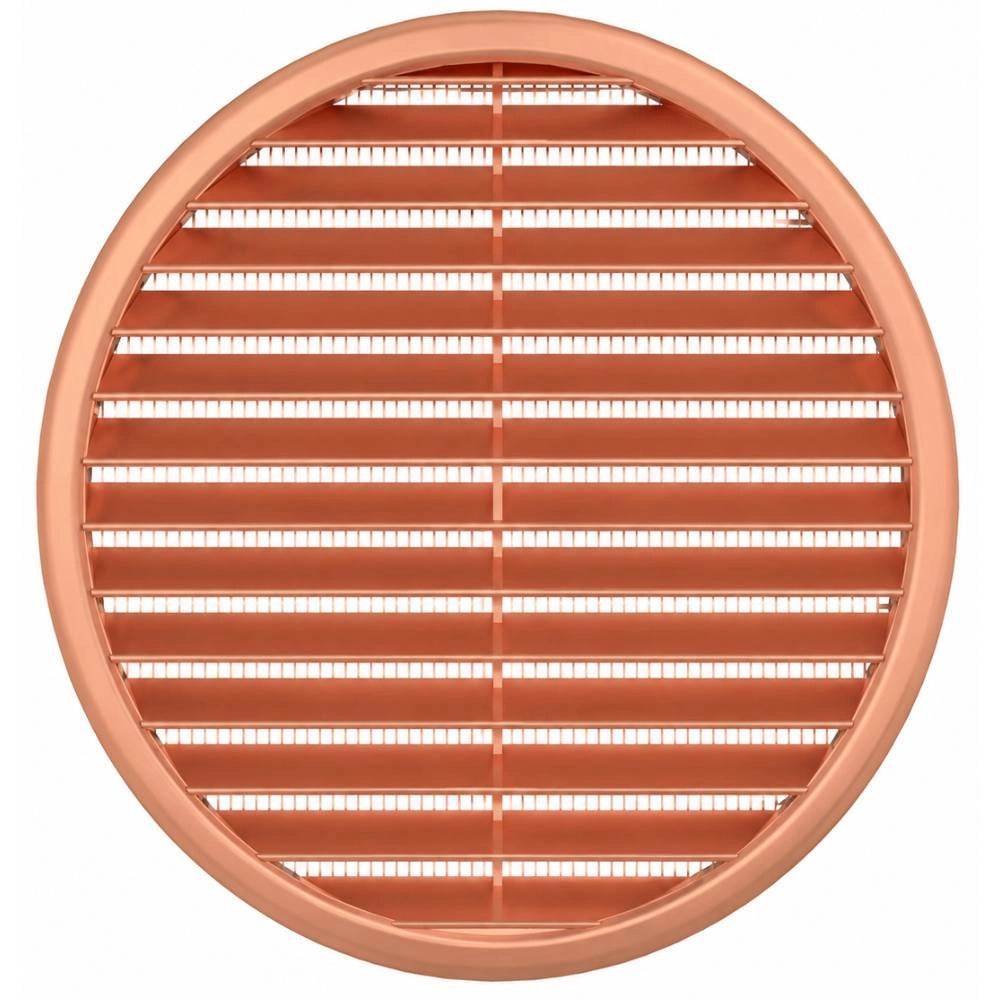 Griglia aerazione circolare ramata 145 mm per fori da 80 a 125 mm