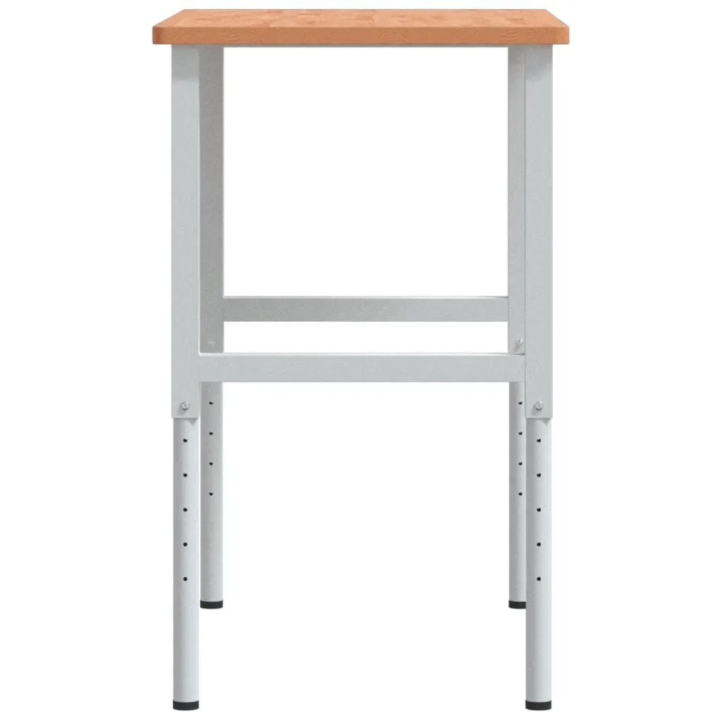 Banco da Lavoro 100x60x(71,5-98) cm Legno Faggio Rettangolare CFW9066645