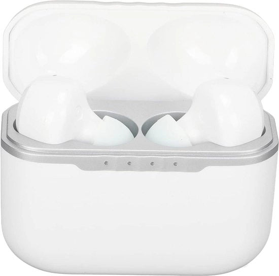 Oordopjes Bluetooth 5.2 con Traduttore di Voce istantaneo con Altoparlanti - Supporta 84 Lingue e 5 Modalità di Traduzione - Traduzione AI per Attività di Apprendimento da Viaggio - Bianco