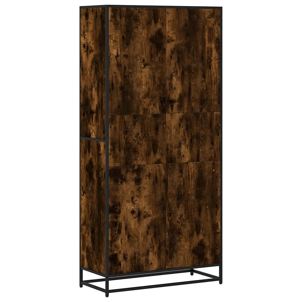 Libreria Rovere Fumo 80,5x35x170,5 cm in Truciolato 3300857