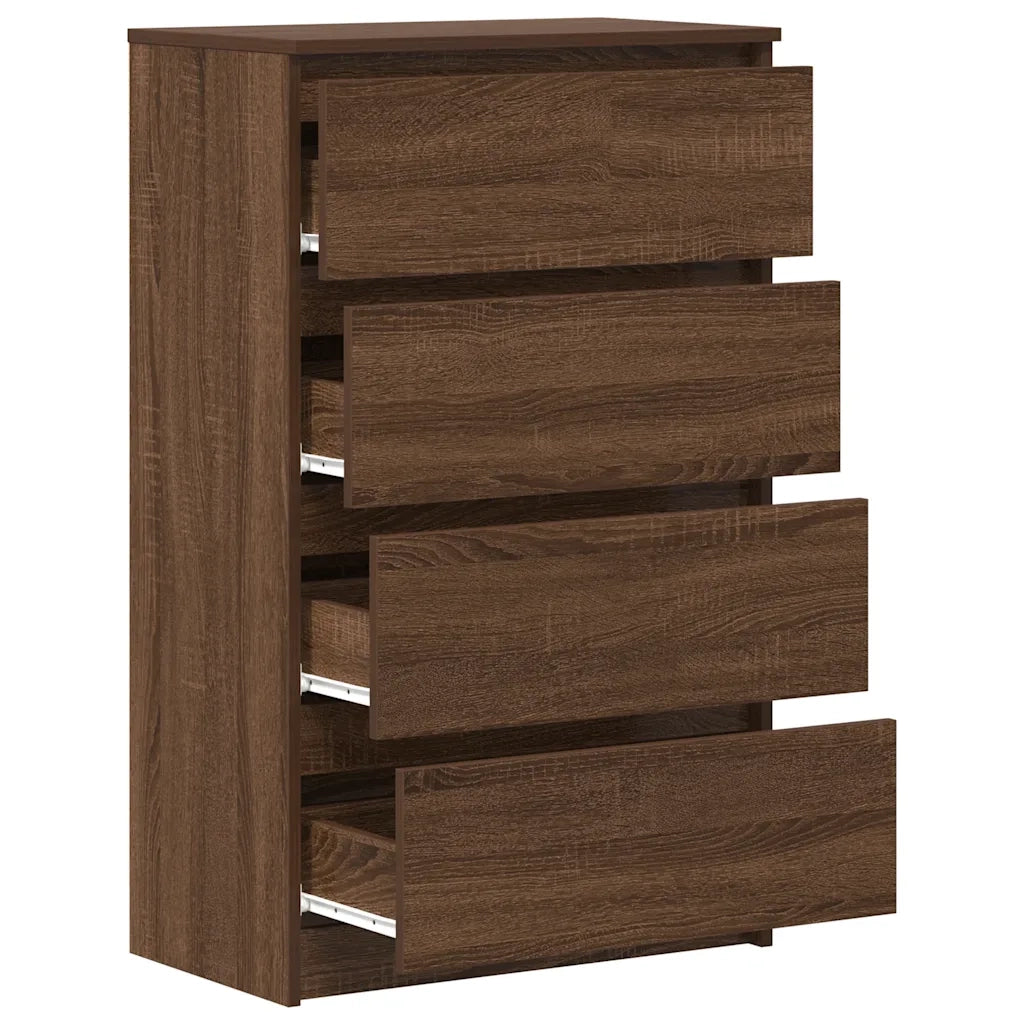 Credenza Rovere Marrone 60x35x98,5 cm in Legno Multistrato cod mxl 13464