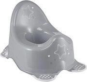 Plaspot per bambini con superficie antiscivolo e protezione da spruzzi, colore grigio, per età compresa tra 1,5 e 3 anni.