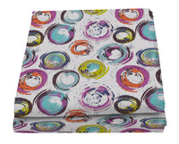 Telo Arredo Copritutto 170x260 cm Copridivano in Microfibra Cerchi Astratti