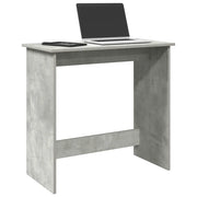 Scrivania Grigio Cemento 80x40x75 cm in Legno Multistrato 860457