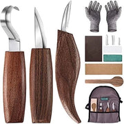 Set di utensili per la lavorazione del legno - 10-in-1 Kit di strumenti per la lavorazione del legno con set di lame e utensili multifunzione