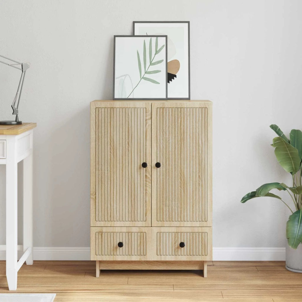 Credenza Rovere Sonoma 66 x 34,5 x 95 cm Legno ingegnerizzato