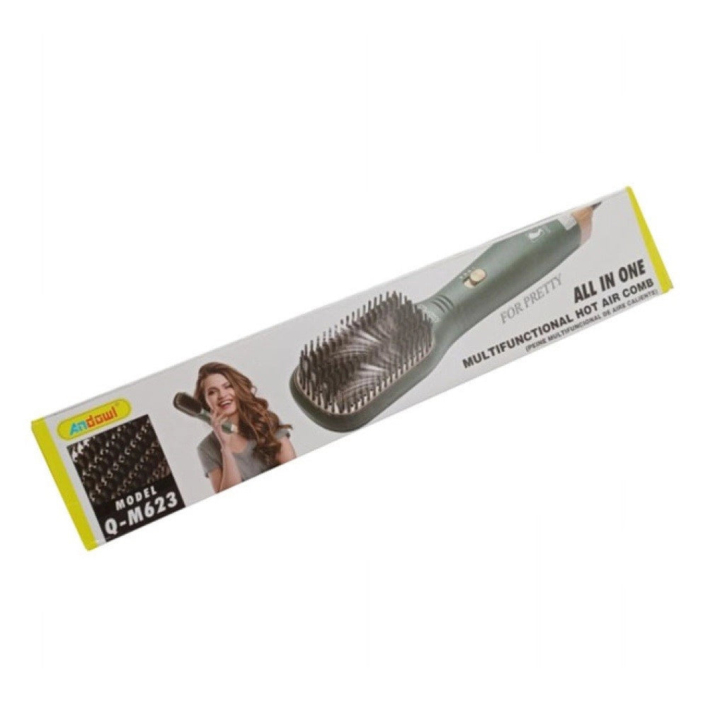 Trade Shop - Spazzola Ad Aria Elettrica Multifunzionale Asciuga Pettina Capelli 1000w Q-m623 -