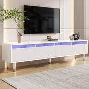 Mobile TV ¨C MINIMAL ¨C Bianco, MDF & Acrilico, 4 Cassetti, 178 cm, Soggiorno