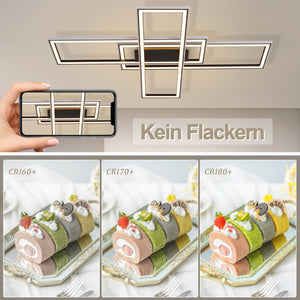 ZMH Lampada da soffitto LED grande dimmerabile telecomando RGB 50W per camera letto