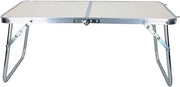 Tavolo da picnic e camping in alluminio pieghevole, tavolo da esterno 40D x 60L x 26A centimetri