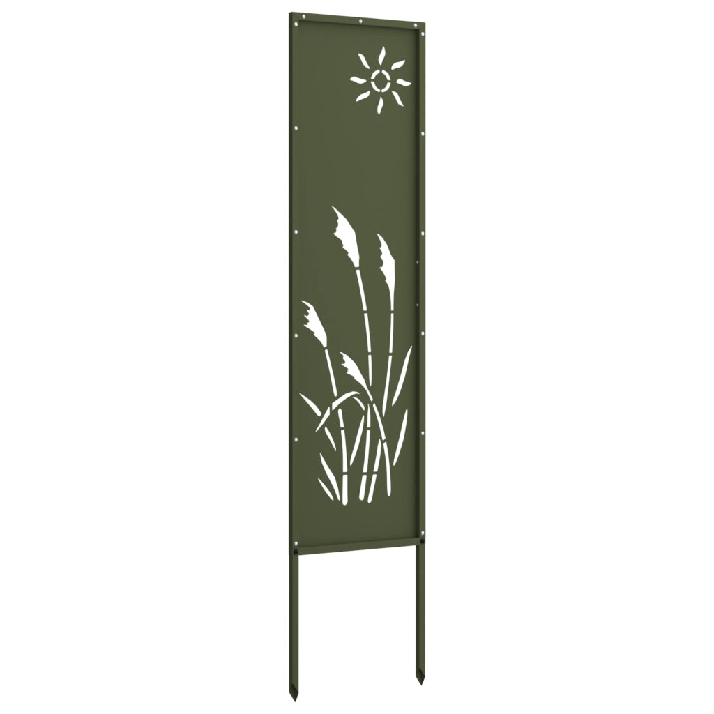 vidaXL Pannello Decorativo da Giardino Altro Oliver verde 32 x 140 cm