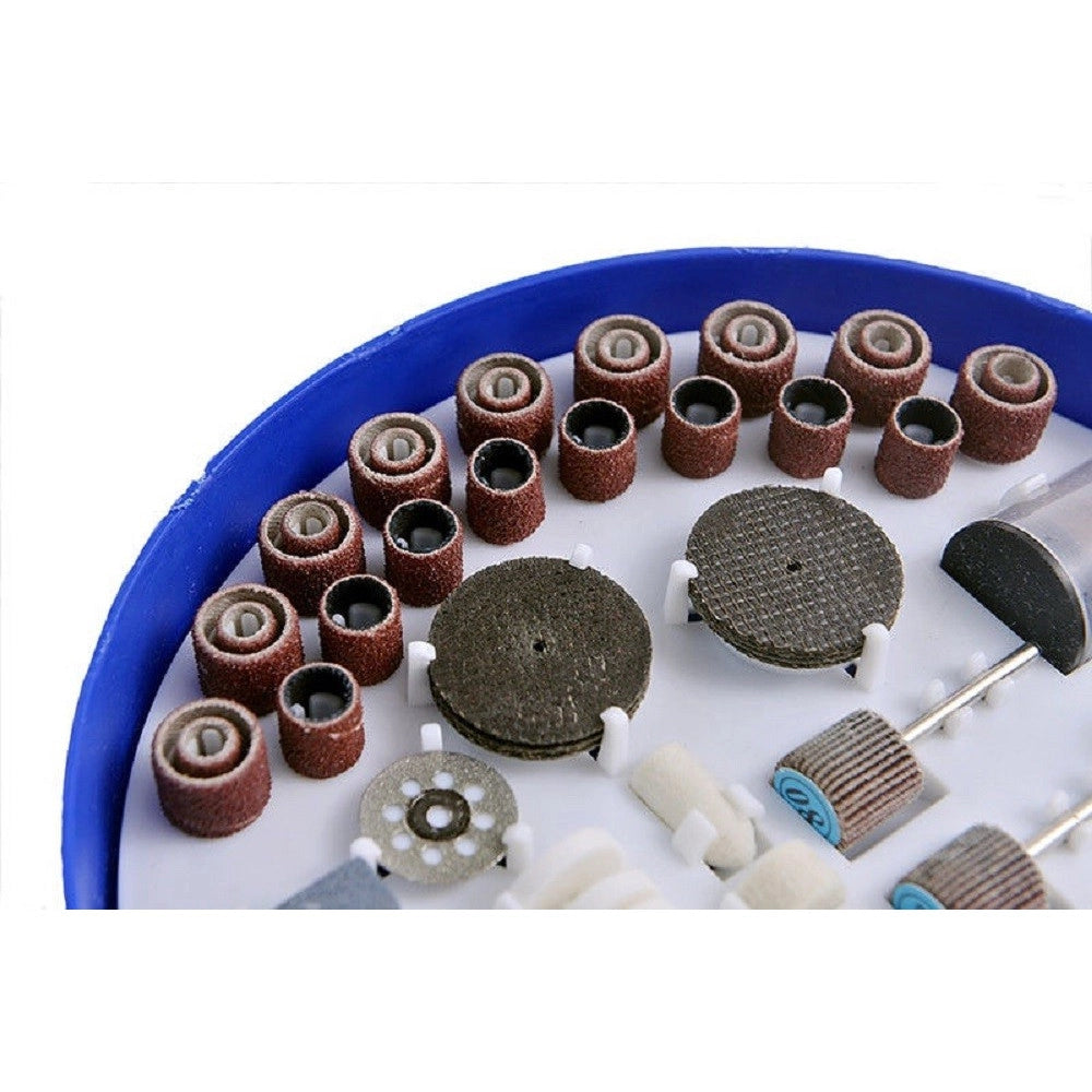 Trade Shop - Kit 276 Accessori Mini Trapano Dremel Punte Per Lucidare Levigare In Valigetta -