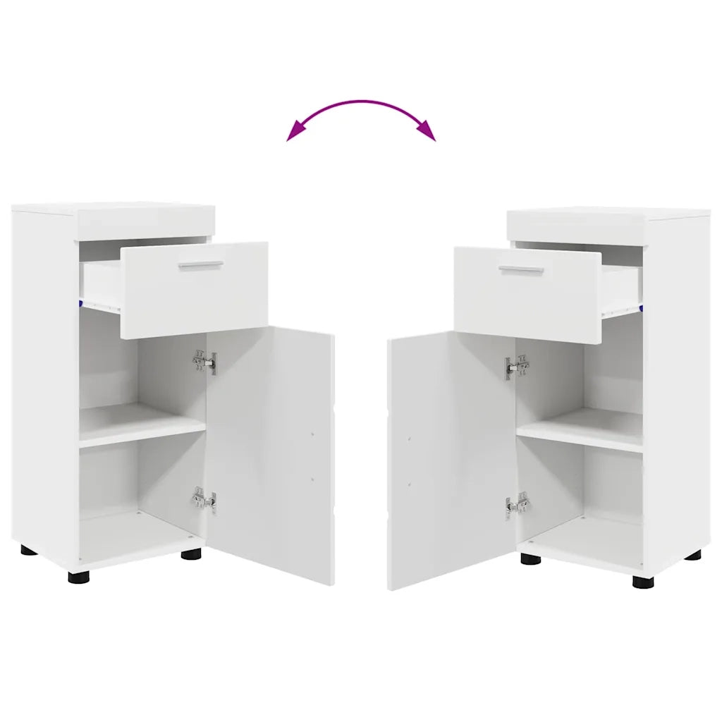 Set di mobili per il bagno TULUM 3 pcs Bianco 60 x 34 x 63 cm