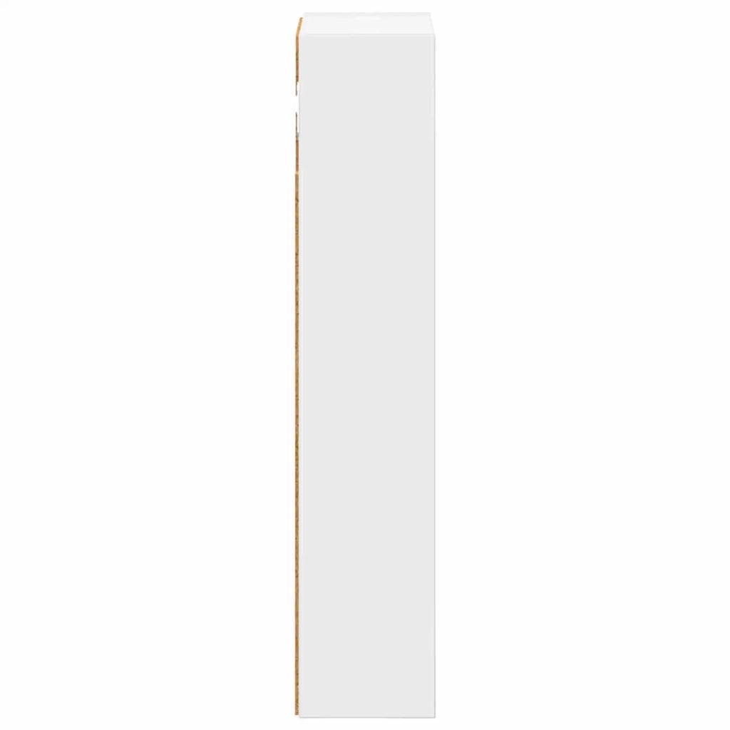 Armadio da bagno a muro con lo scaffale Bianco 20 x 10 x 50 cm 889279