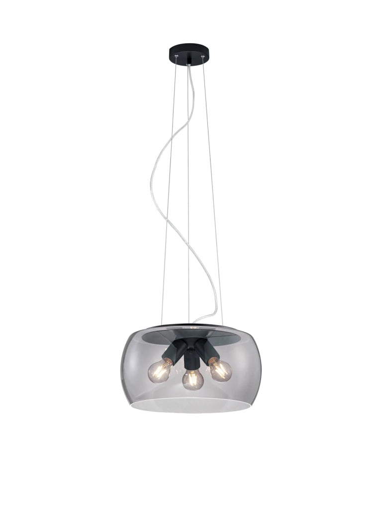 Lampada a Sospensione da Interno a LED in Metallo Antracite
