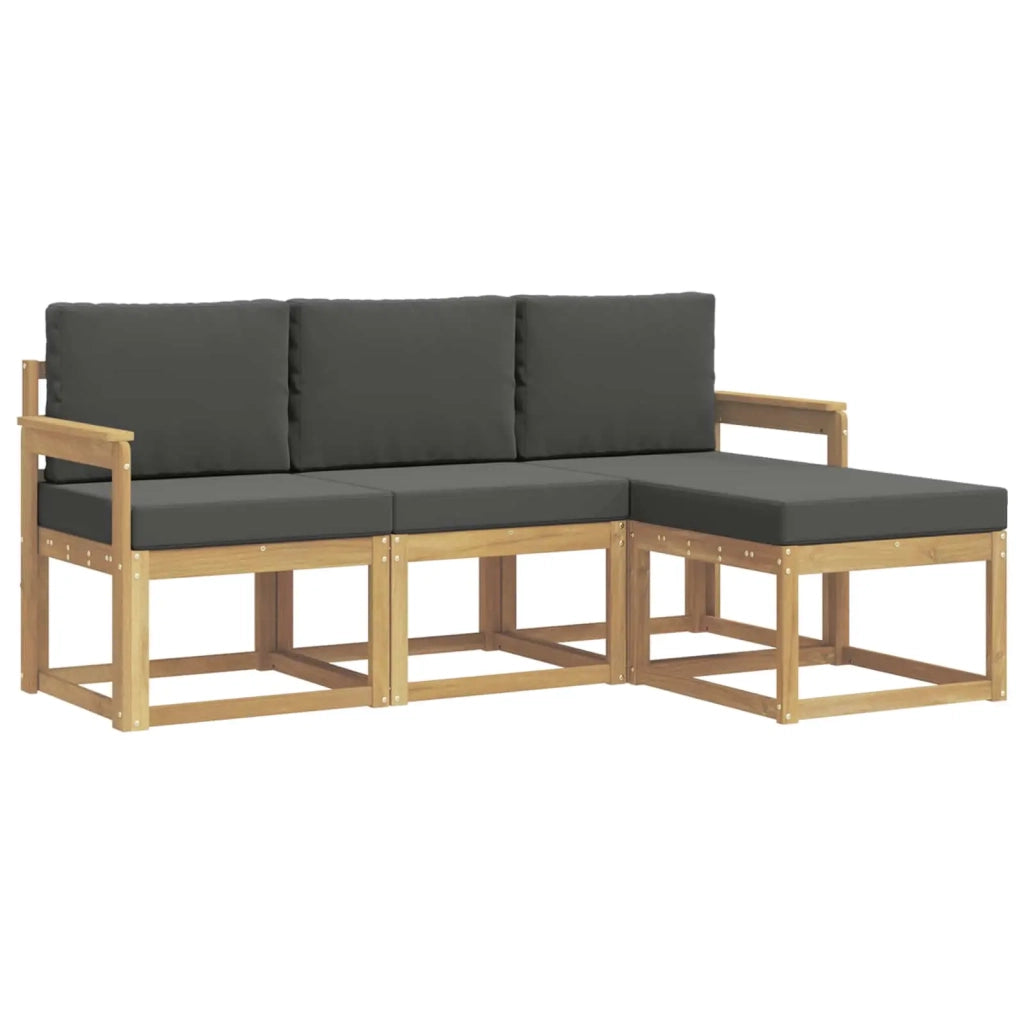 Set di divani da esterno 4 pz 3387446