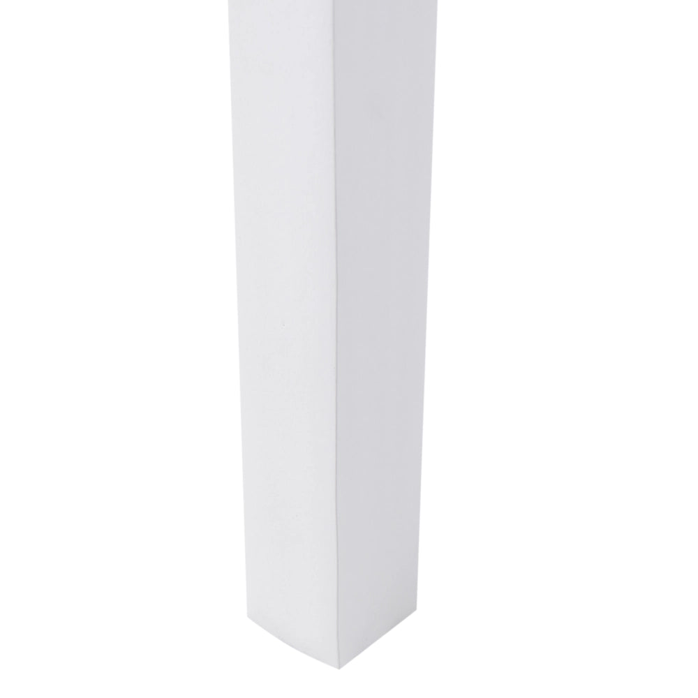 Consolle bianca con gambe in legno MDF 75 x 40 cm con cassetti Arredamento per ingresso soggiorno e camera dei bambini