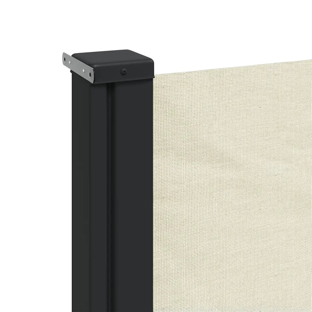 Tenda da Sole Laterale Retrattile-Tenda parasole per balcone per giardino Crema 220x500 cm