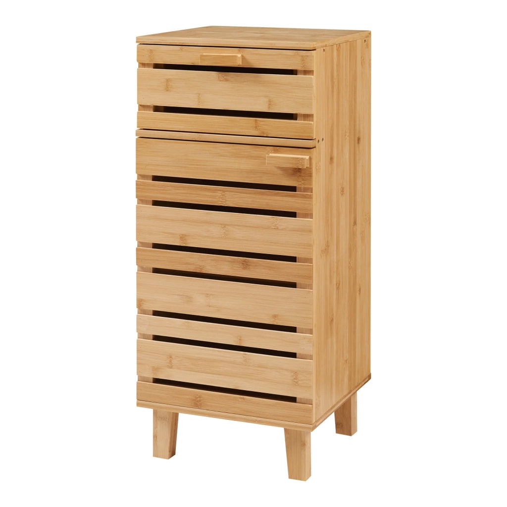 Mobiletto/scaffale da bagno in bambù naturale 75 x 33 x 30 cm 03_0008881