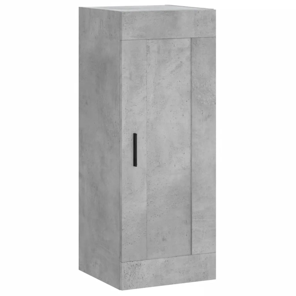 Credenza Grigio Cemento 34,5x34x180 cm in Legno Multistrato 3200405