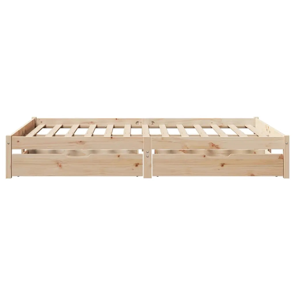 vidaXL Letto senza Materasso 140x190 cm in Legno Massello di Pino