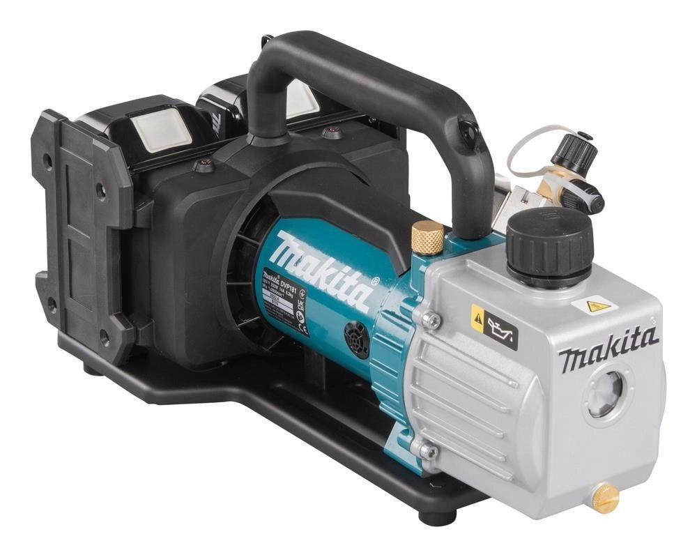 Makita DVP181ZK Pompa per vuoto a batteria 18V 2x18V 113 l-min 3 Pa serbatoio 300 ml colore Nero
