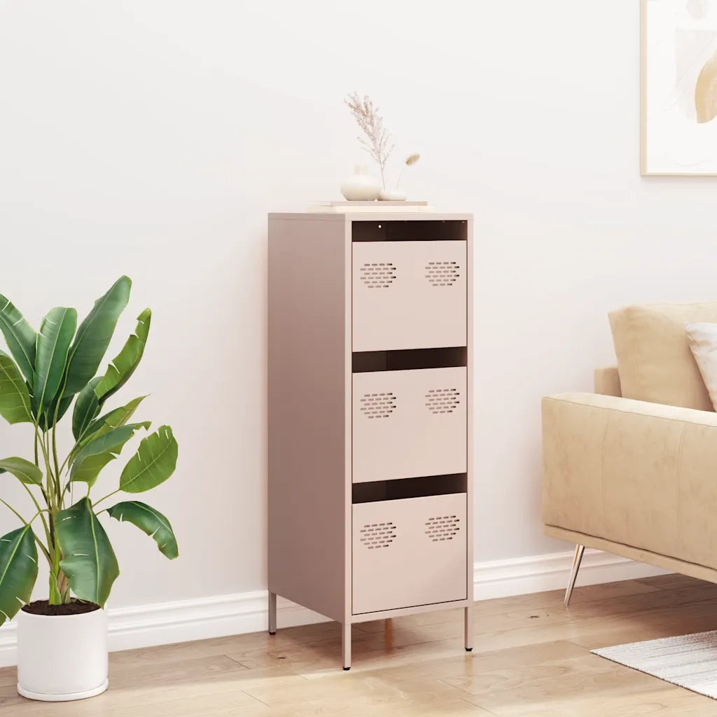 Credenza Rosa 39x35x103,5 cm in Acciaio 851401