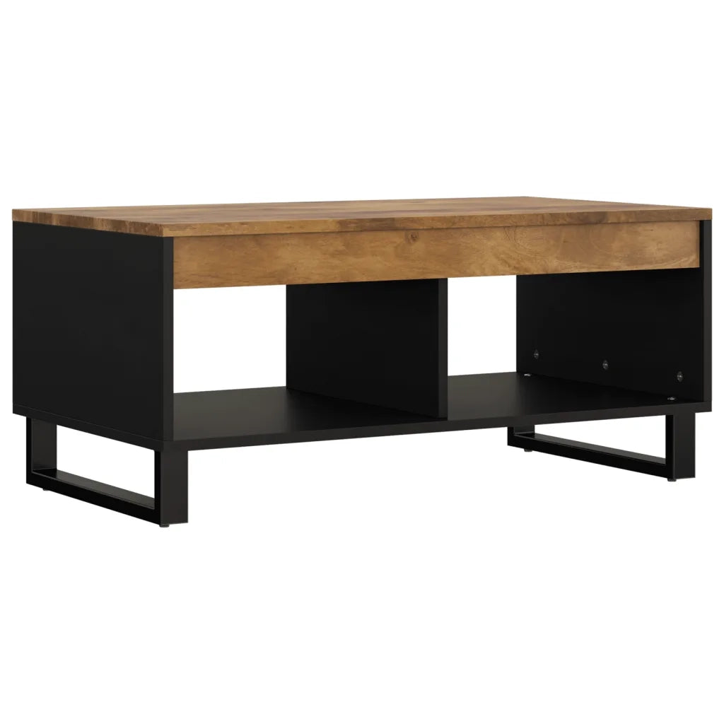 Tavolino da Salotto 90x50x40 cm in Legno Massello di Mangocod mxl 80516