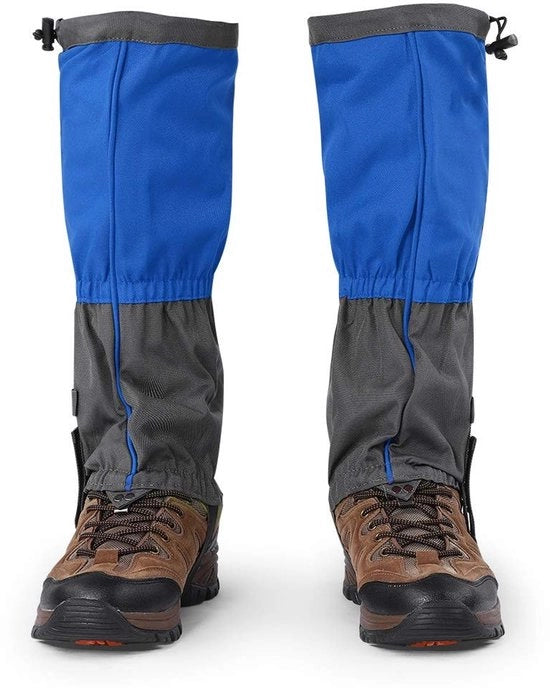 Gaiters Acqua Impermeabili - 2 Pezzi - Impermeabili al Vento - Tessuto di Alta Qualità Oxford - Protezione da Pioggia/Mulina - Cordone Adattabile - Protezioni Cosce