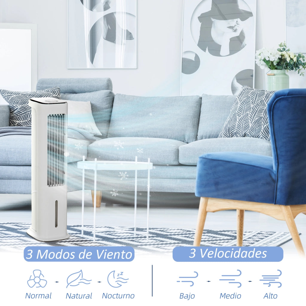 Climatizzatore Evaporativo Portatile ¨C zephmum ¨C Bianco 23x29x86 cm