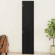 Credenza 3 pcs Rovere Nero