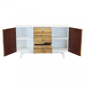 Mobile Austen 142x45x83 h cm in Legno Bianco