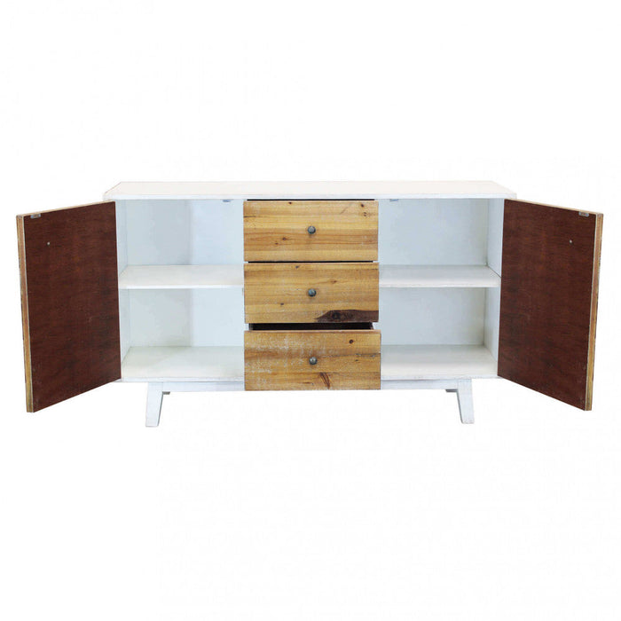 Mobile Austen 142x45x83 h cm in Legno Bianco