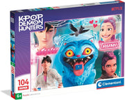 Puzzle  104 Pezzi Super, Illustrazione con i Saja Boys della serie K-pop Demon Hunters, Idea Regalo, 48,5x33,5 cm,Clemen
