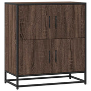 Credenza | Madia | Buffet da pranzo | Armadio da pranzo Rovere Marrone 68x35x76 cm in Legno Multistrato