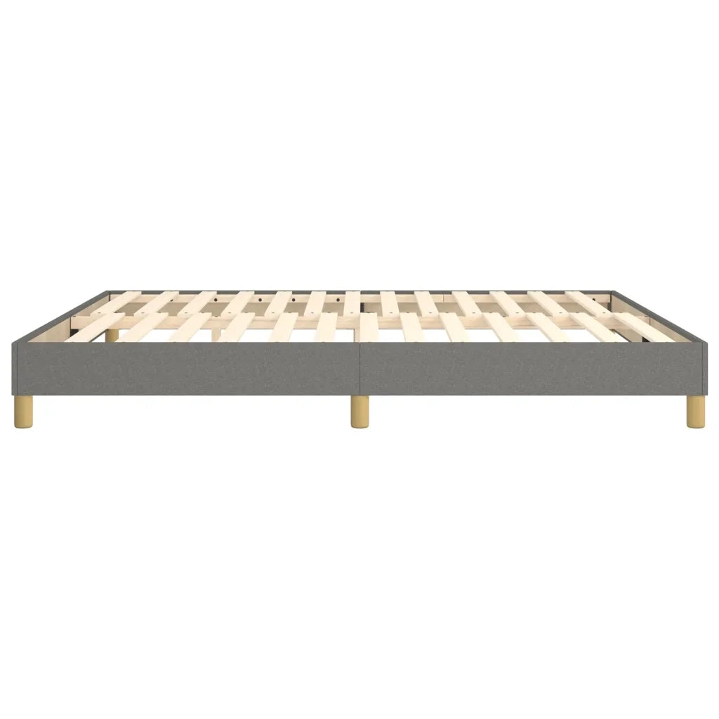 Struttura Letto a Rete a Molle Grigio Scuro 180x200 cm Tessuto 3120631