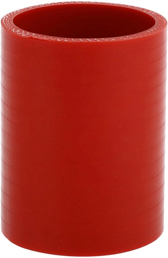 Connettore silicone per tubazioni - 51 mm diametro interno - 76 mm lunghezza - 3 strati - per aria, turbo, intercooler - colore rosso - resistente a elevate temperature - condotto silicone