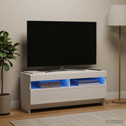Mobile TV LED Bianco Legno ingegnerizzato 896105