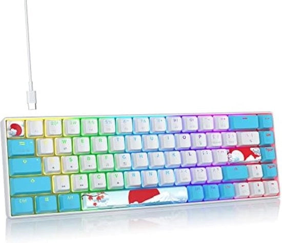 Tastiera da Gioco 60% - Tastiera da Gioco 60% Pro - Tastiera da Gioco Meganica - Rosso