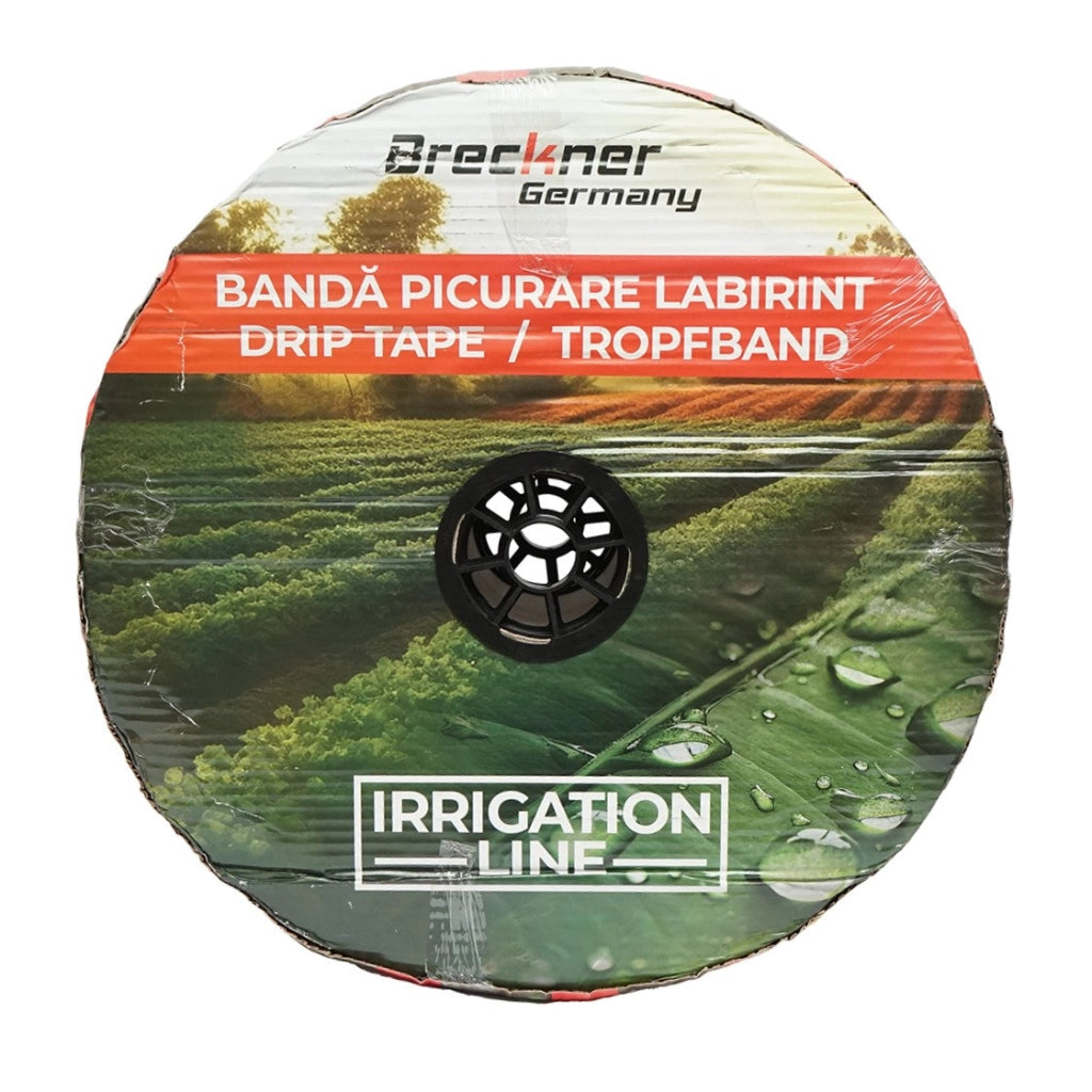 MANICHETTA GOCCIOLANTE IRRIGAZIONE A GOCCIA, rotolo 3000M, 2L/H, D16mm, passo 10cm, Breckner Germany
